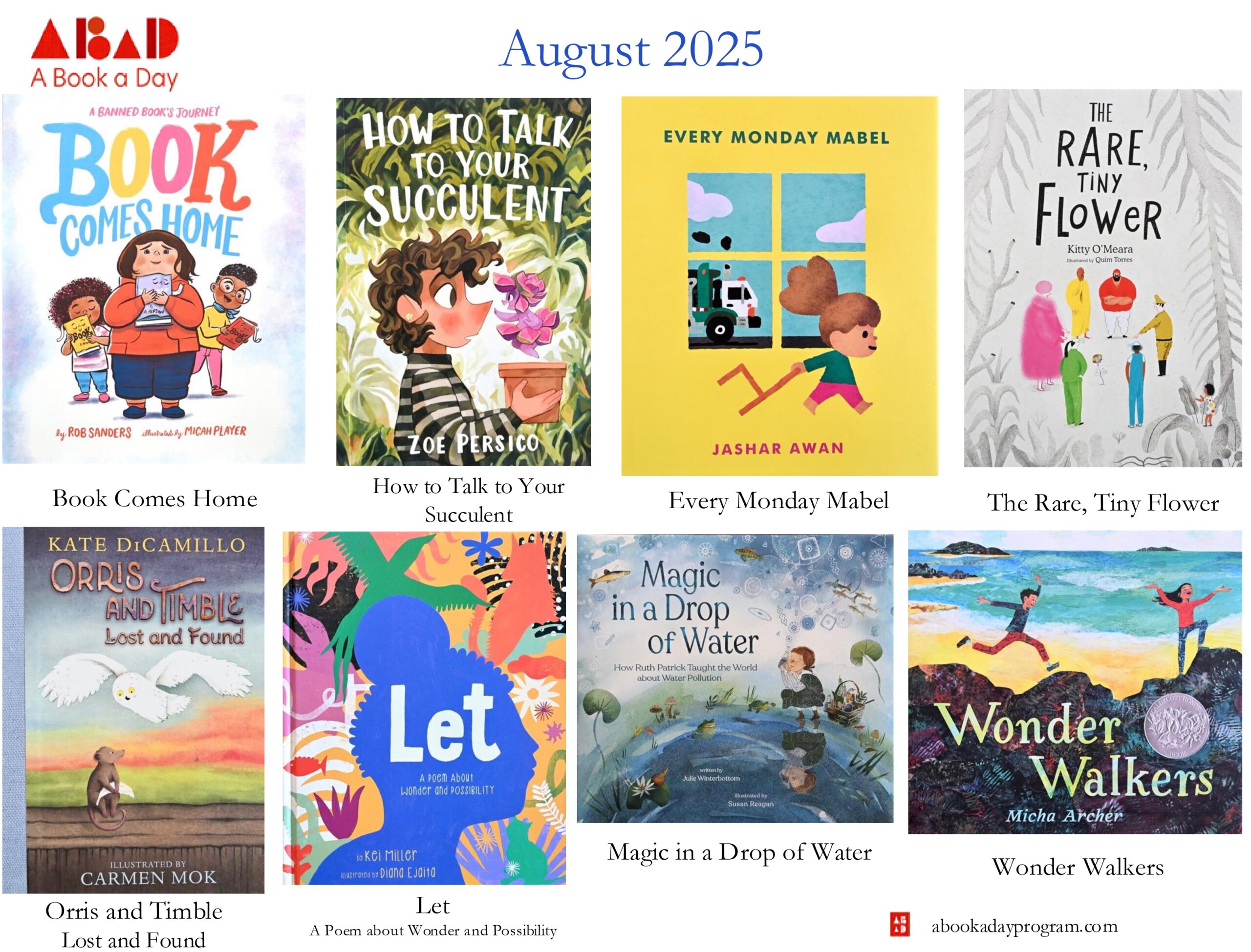Donated Books • August 2025