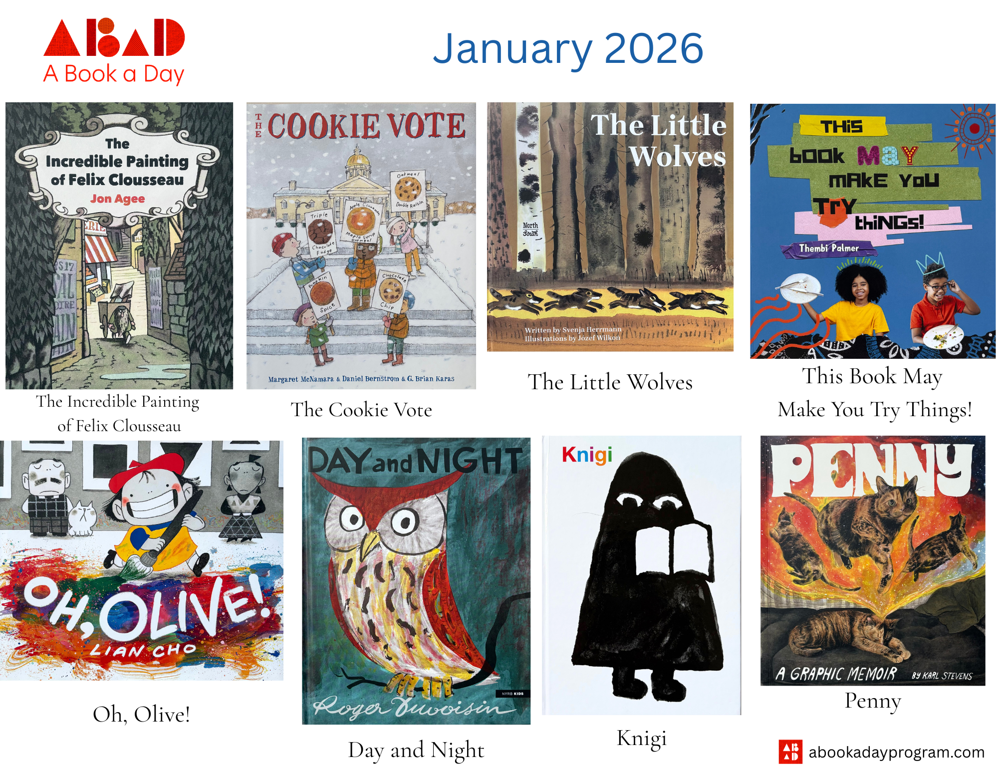 Donated Books • January 2026