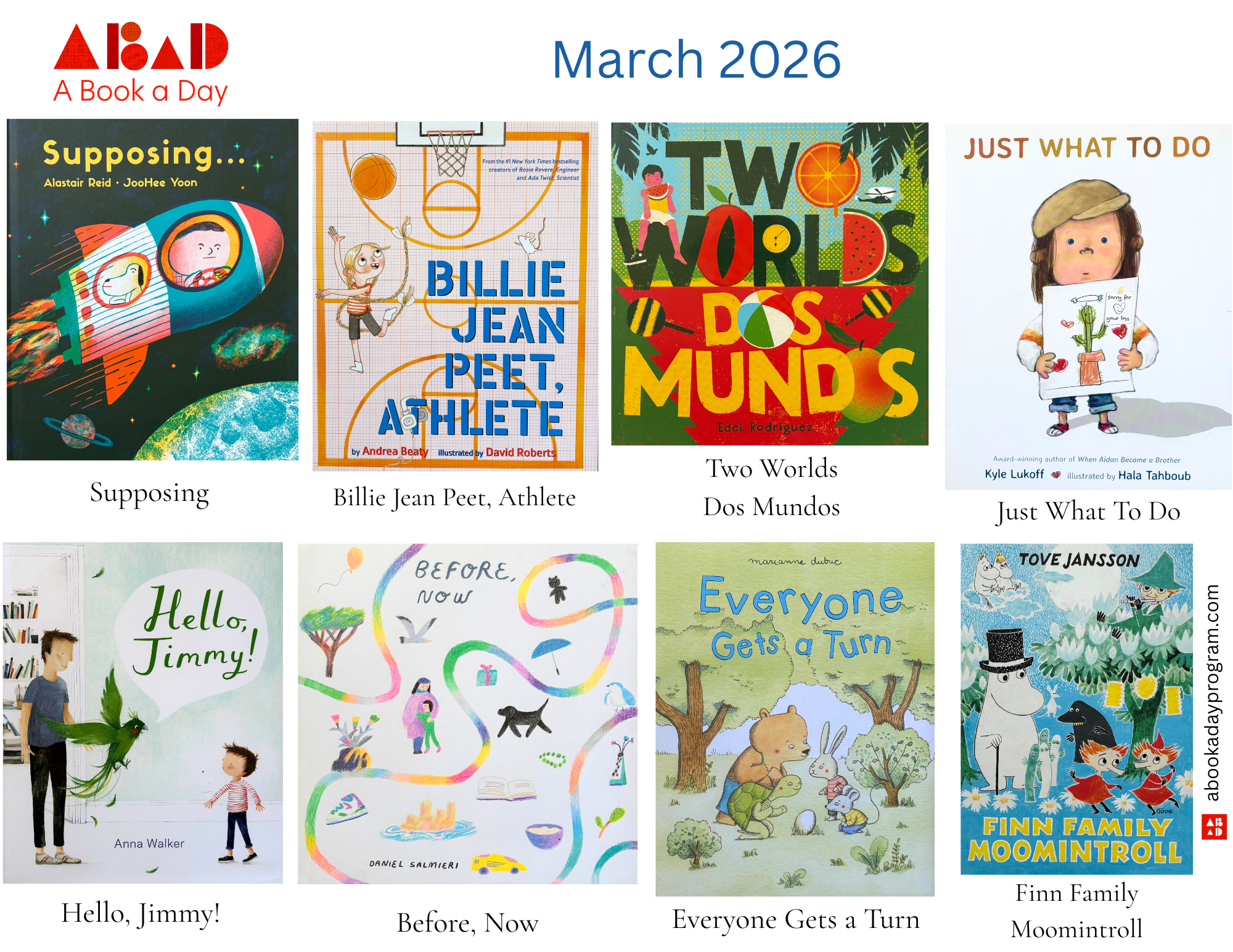 Donated Books • March 2026