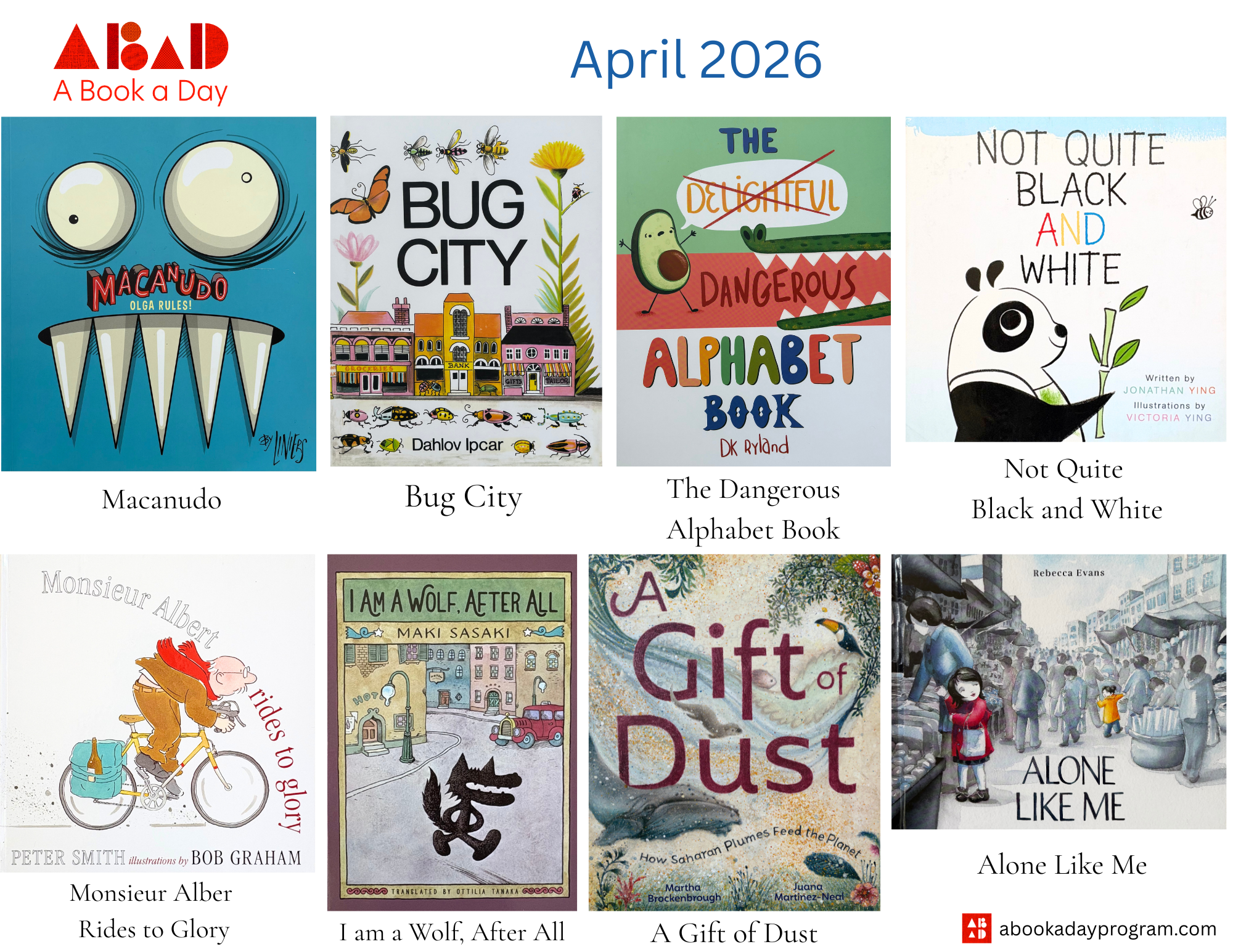 Donated Books • April 2026