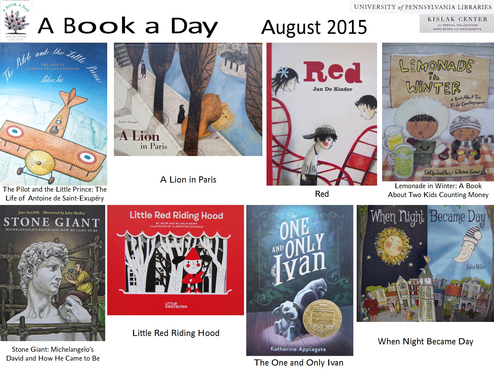 Donated Books • August 2015