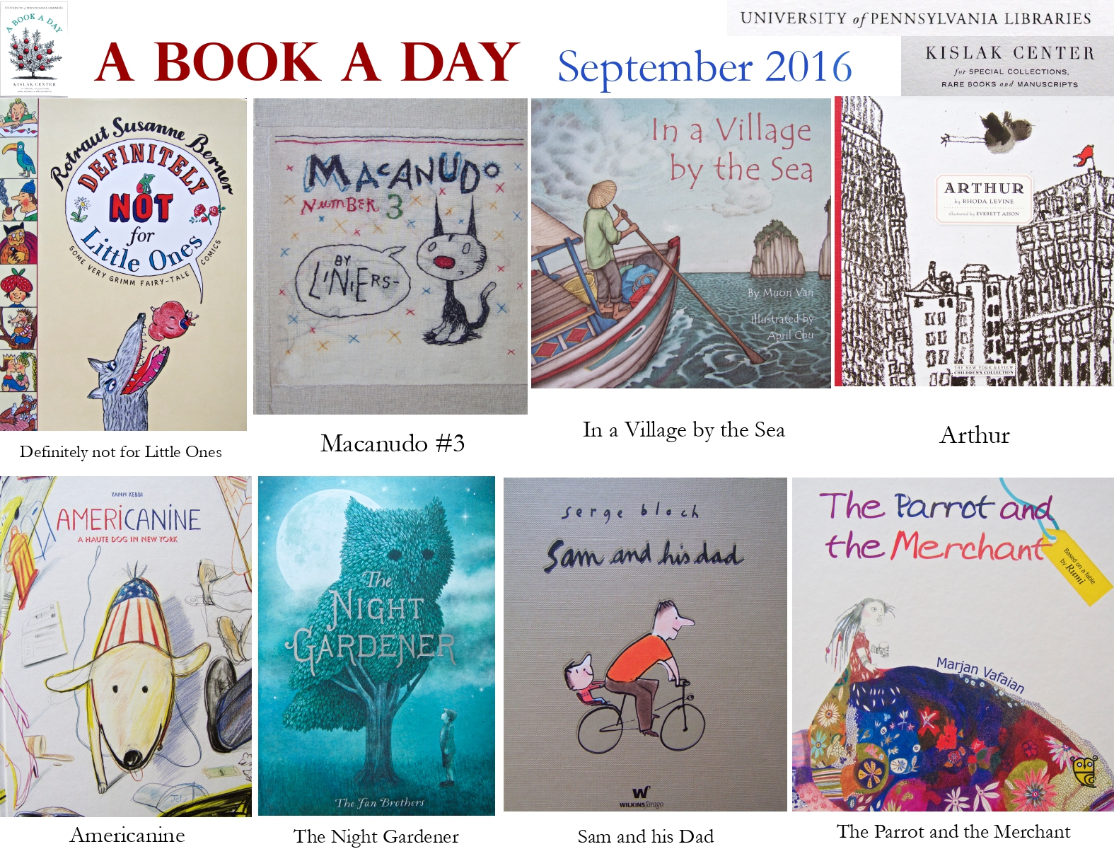 Donated Books • September 2016