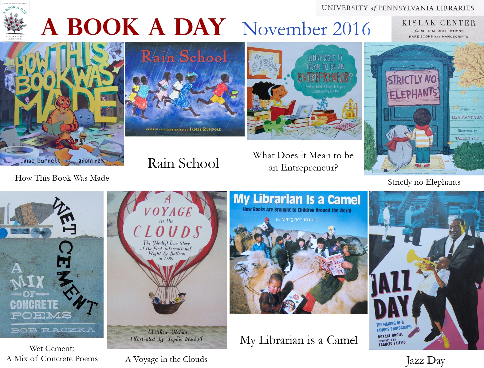 Donated Books • November 2016