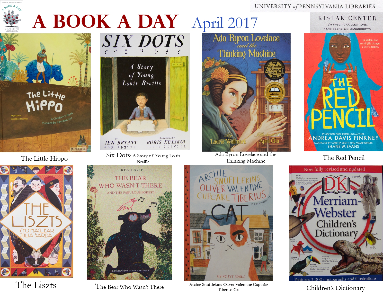 Donated Books • April 2017