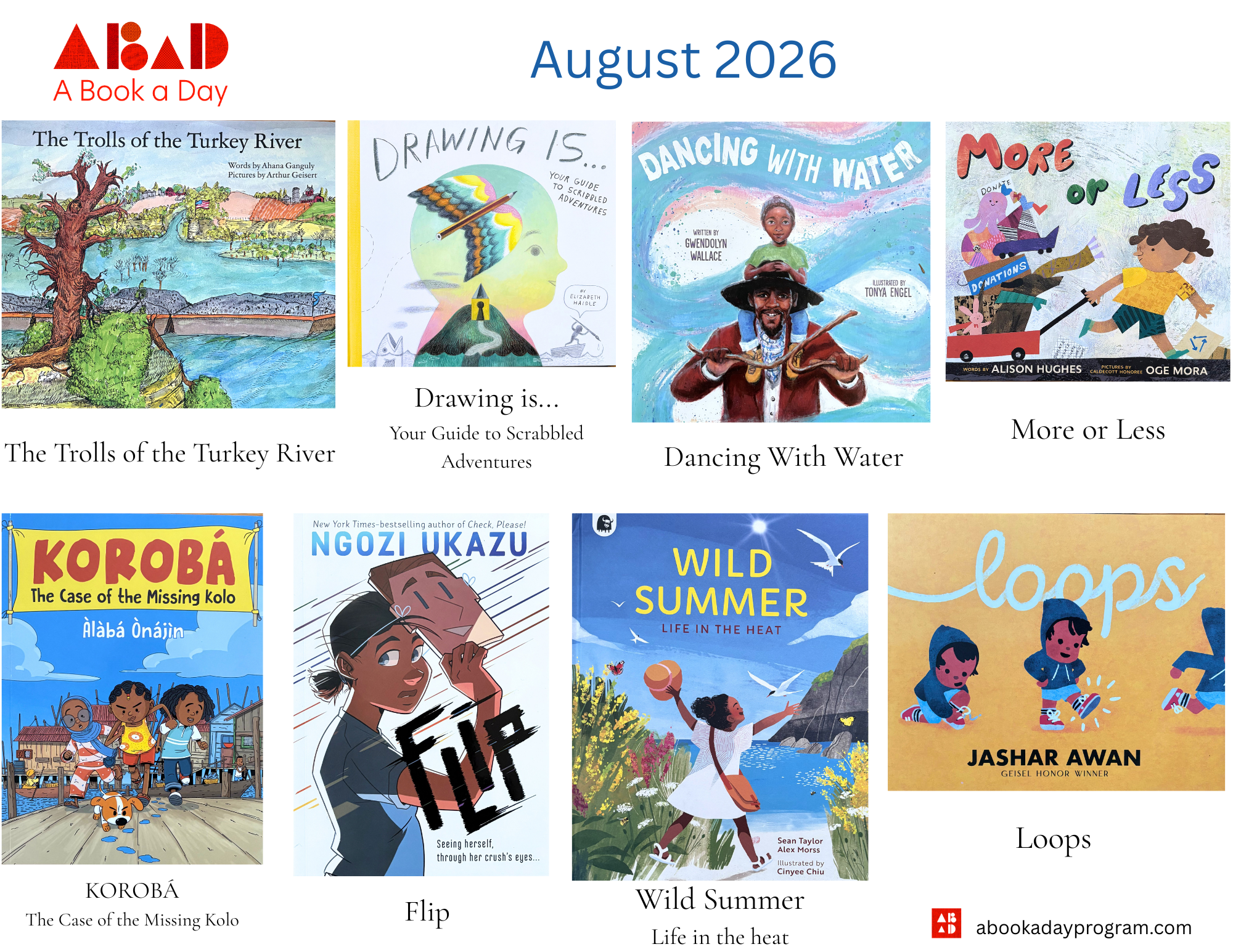 Donated Books • August 2026